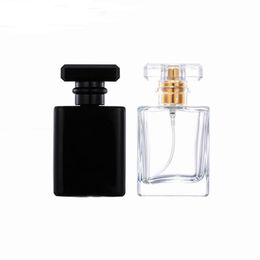 Wholesale Crystal Travel Perfume Bottles 50ml Refillable Empty Perfume-Spray Bottle With Atomizer SN6833