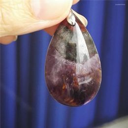 Colliers pendants femmes collier Crystal Crystal Naturel Stone Water Drop Perle Véritable Aualite 23 Suspension