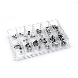 Watch Repair Kits 60x A Box Crown Tubes Silver Mixed Sizes Repairing For Makers Tool Watches Repairers Replacement