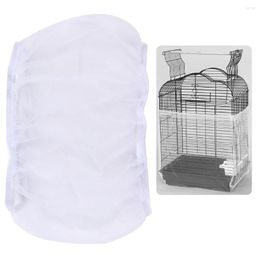 Other Bird Supplies Mesh Receptor Seed Parrot Cover Soft Easy Cleaning Nylon Airy Fabric Cage Catcher