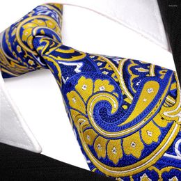 Bow Ties Paisley Floral Fuchsia Red Blue Azure Yellow Multicolor Mens Neckties Silk Jacquard Woven Wholesale