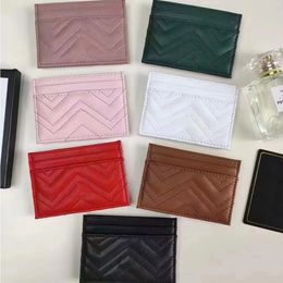 Popular Designer Retro Luxury Mens Womens Card Holder Holder PU Leather Pattern Metal Logo Credit Cards Coin Purse Travel Wallet Teeth Ladies Accessories