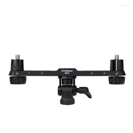 Microphones Alctron MS02 Dual Microphone Stereo Recording Stand Portable And Stable Visually Adjustable With Scale