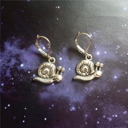 Backs Earrings Snails Lever Back Earring Funny Dangle Halloween Christma Jewelry Gift Clip Cartoon