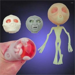 Party Masks Antistress Relieve Gadget Toys Funny Gadgets Interesting Novelty Practical Jokes Prank Gift Joke Squeeze Luminous Alien