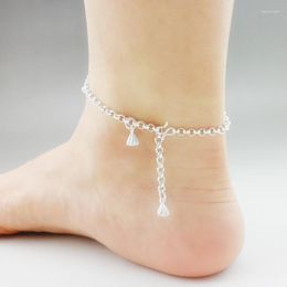 Anklets Bastiee Leg Ankle Bracelet 999 Sterling Silver Jewellery Foot Chain For Women Handmade Gifts Bracelets Dangle Body
