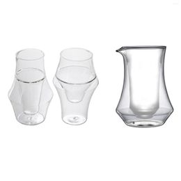 Mugs 400ml Espresso Cup Tasting Insulated Clear Juice For Tea Milk Coffee