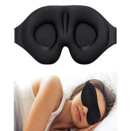 3D Sleeping Mask Block Out Light Soft Padded Sleep Masks Eyes Slaapmasker Eye Shade Blindfold Aid Face Mask Eyepatch VTMTB1750