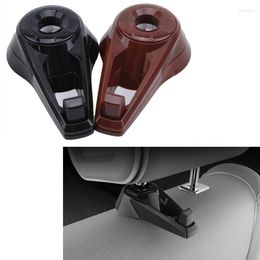 Interior Decorations 2Pcs Style Hidden Convenient Auto Car Truck Self Adhesive Hook Hanger Bag Purse Organizer Holder Seat Back Clip