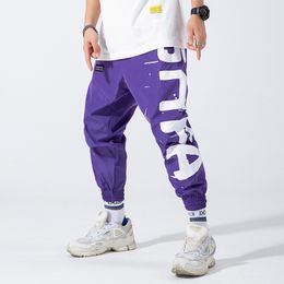 Men's Pants Hip Hop Joggers Men Letter Printing Mens Harem Pants Streetwear Casual Anklelength Men Trousers Fashion Jogger Pants for Women 221010