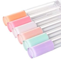 Storage Bottles 5ML Empty Lip Gloss Tube Plastic Refillable Liquid Lipstick Container Lipgloss Sample Vials