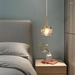 Pendant Lamps LED Nordic Modern Small Chandelier G9 AC90-260V Bedroom Bedside Dining Room Living Bar Creative Crystal Light