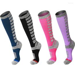Sports Socks TianYiJian Three Pack Wool Ski Continuous Insulation Cold Resistant Merino Thickened Long Tube