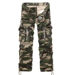 Men's Pants Good Quality Military Camo Cargo Pants Men Camouflage Cotton Workout Men Trousers Spring Autumn 221010