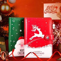 Diary Christmas Notebook With Binder Notepad And Journal 6 Rings Sketchbook Spiral Agenda Planner Stationery Organizer Note Book