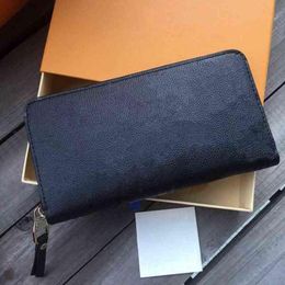 Designer-Taschen, Geldbörsen, Damen-Geldbörsen, Reißverschlusstasche, weibliche Geldbörse, Mode-Kartenhalter, Tasche, lange Damen-Tragetaschen mit Box, Designer-Geldbörse L2210001