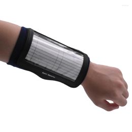 Wrist Support Portable Training Assistant Football Soccer Tactics Board Sleeve Fold Transparent Cover Useful Teaching