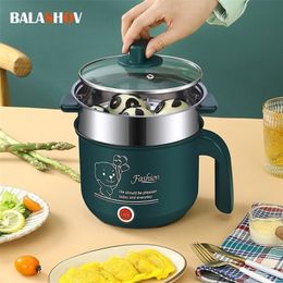 Other Kitchen Tools Mini Electric Rice Cooker Nonstick Cooking Machine 18L SingleDouble Layer Pot Multifunction Electric Rice Cooker for Home 221010