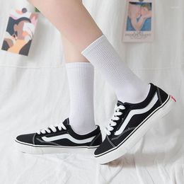 Men's Socks Men Women's Unisex Business Korean Vintage Streetwear Long White Black Woman Casual Hip Hop Skateboard Sox
