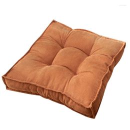 Almohada cuatro estaciones almohadas de respaldo espesadas cuadradas sillón sólido de color sólido suave silla de oficina tibio asiento decoración del hogar