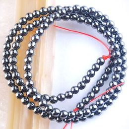 2/3/4mm Natural Stone Beads Black Hematite Materials Round Loose Spacer Beads for Jewelry Making DIY Necklace Crafts BL305