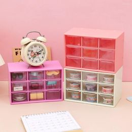 Storage Boxes 6/9 Grid Desktop Box Jewellery Drawer Dust-proof Pearl Beads Organiser Plastic Makeup Container LB