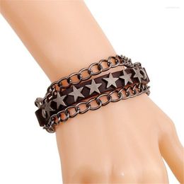 Charm Bracelets CIBOCIBO Trendy Bracelet Men Luxury Leather Wristband Braided For Fashion Gifts Classic Pulseras Mujer Moda