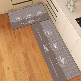 Carpets Washable Kitchen Floor Mat Parlour Carpet Bedroom Long Rug Bathroom Entrance Doormat Toilet Anti-slip Anti-Fatigue Absorbent Mats