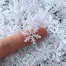 Christmas Decorations 300PCS 2cm Artificial Snowflake Confetti Tree Decoration DIY Wedding Home Year Party Decoratio