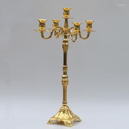 Candle Holders Silver/Gold Metal Centrepiece Candelabra Wedding Holder Party Events Use X-mas Candlestick