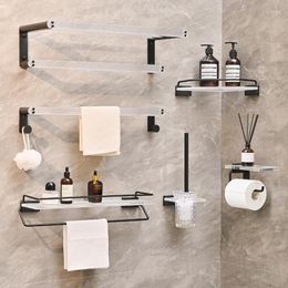 Bath Accessory Set Bathroom Sets Towel Holder Rack Paper Toilet Brush Storage Accessories
