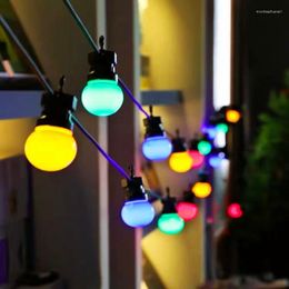 Strings Led Globe String Fairy Lights 5/10M Clear/Milky Christmas G50 Outdoor Waterproof Wedding Garden Party Patio Street Decoration