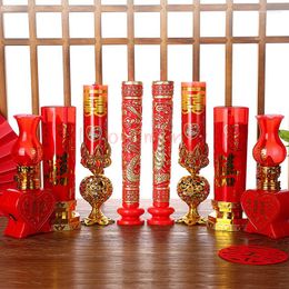 Festive Supplies Wedding Candle Smokeless Windproof Happy Electronic LED Dragon And Phoenix Creative