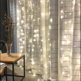 Strings 2M X 180 LED Home Outdoor Holiday Christmas Decorative Wedding Xmas String Fairy Curtain Garlands Strip Party Lights