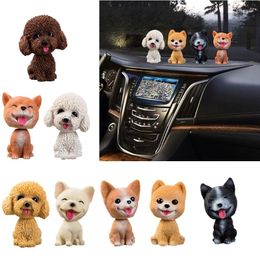 Interior Decorations Shaking Head Dog Toy Cute Animal Ornament Car Decoration Excellent Gift Suitable For Family Friends