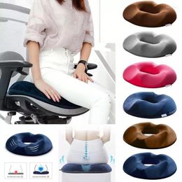 Pillow Donut Shaped Hemorrhoid Seat Buttocks Massage Hemorrhoids Chair Office Car Pain Relief Support Pillows