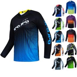 Racing Jackets Pro Cycling Jersey Long Sleeve Men Summer Bike MTB Motocycle Offroad Motocross Clothes BMX Downhill Jerseys