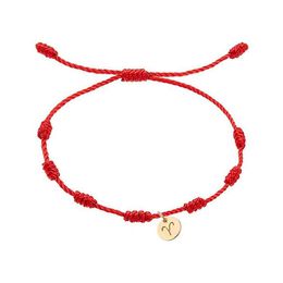 12 Zodiac Bracelet Strings Braided 7 Knot Coin Charm Bracelet for Women Men Lucky Birthday Gift Jewelry Amulet