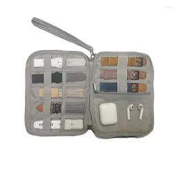 Watch Boxes 1PC Multifunction Portable Strap Organizer Band Box Storage Bag Watchband Holder Travel Case Gray Black Colors