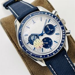 OS Montre de luxe men Watches 42mm 7750 chronograph mechanical movement steel luxury watch designer watchs Wristwatches