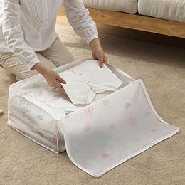 Clothing Storage Foldable Bags Folding Organiser Bag For Clothes Quilt Blanket Pillow Luggage Breathable Closet Drop