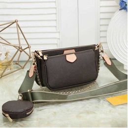 Evening Bags 3-piece set luxurys Should Bag Fashion Tote Purse Wallet Crossbody Bags Small Chain Purse Designer bags Cosmetic bag M44840