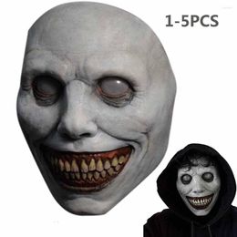 Party Masks Creepy Halloween Horror Smiling Demons Holiday Masquerade Costume Prank Joke Evil Face Cosplay Props