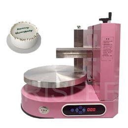 Round Cake Cream Spreading Coating Filling Machine Cakes Bread Cream Decoration Spreader Smoothing Machines