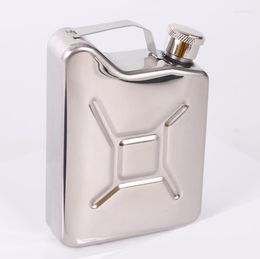 Hip Flasks 100pcs Practical 5 Oz Jerrycan Oil Jerry Can Liquor Flask Wine Pot Stainless Steel SN3755