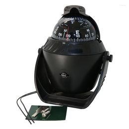 Outdoor Gadgets Rotating Navy Compass Marine For Navigation Positioning QW