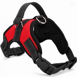 Dog Collars Style Pet Chest Harness Explosion-proof Red Leash Supplies Wholesale Collar Accessories