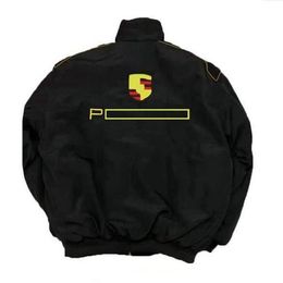 2022 New F1 Formula One Racing Jacket Autumn and Winter Full Embroidery Logo Cotton Clothing Spot 321Y