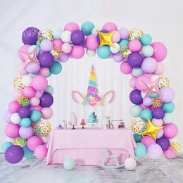 Other Festive Party Supplies Unicorn Balloons Garland Arch Kit Confetti Latex Wedding Birthday Decoration Kids Baby Shower Girl Decor Ballon 221010