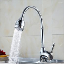 Kitchen Faucets 360 Rotation Brass Chrome Sink Cold Mixer Bathroom Accessories Toilet Single Handle Shower Basin Water Taps
